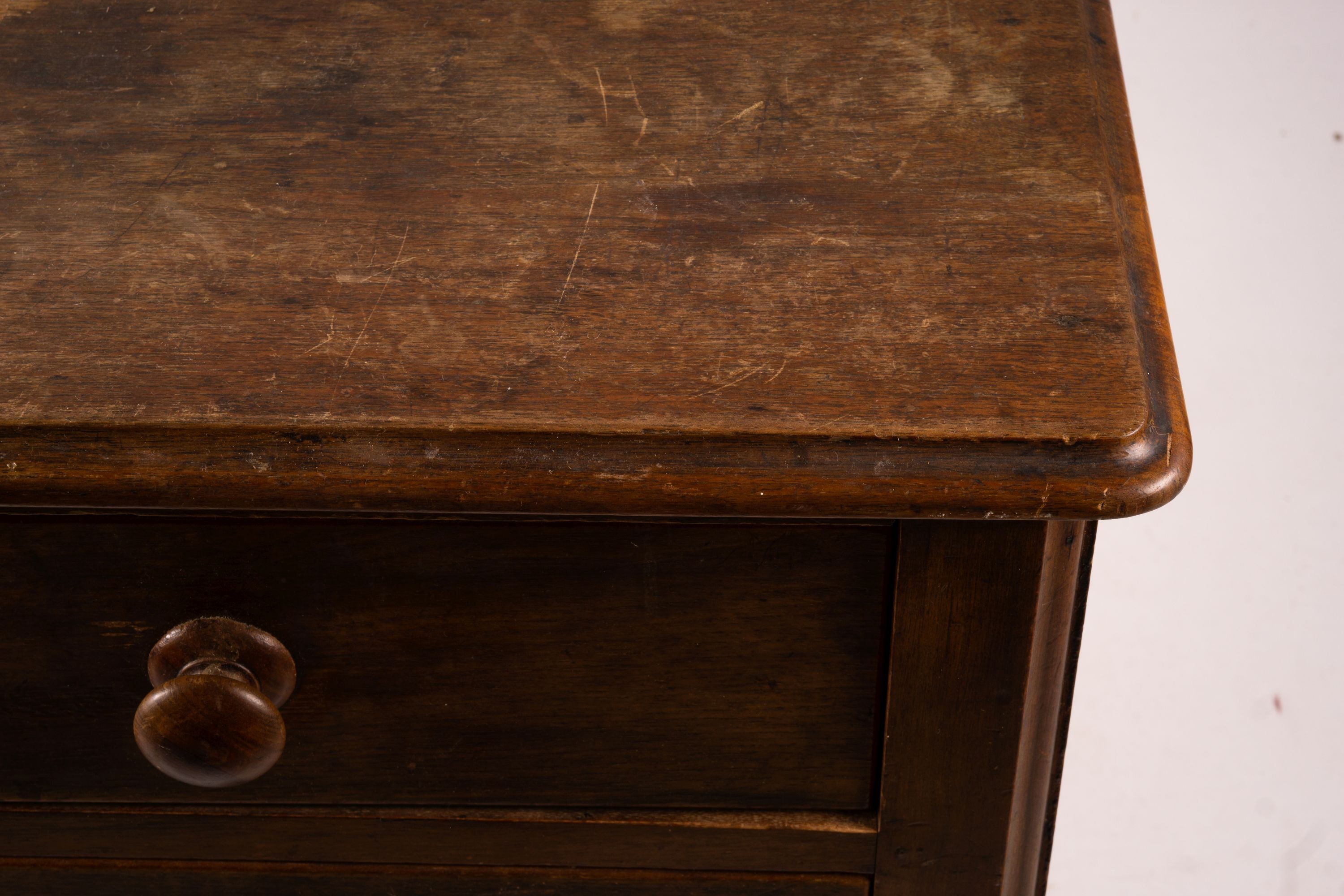 A pair of Victorian walnut chests, width 102cm, depth 49cm, height 99cm